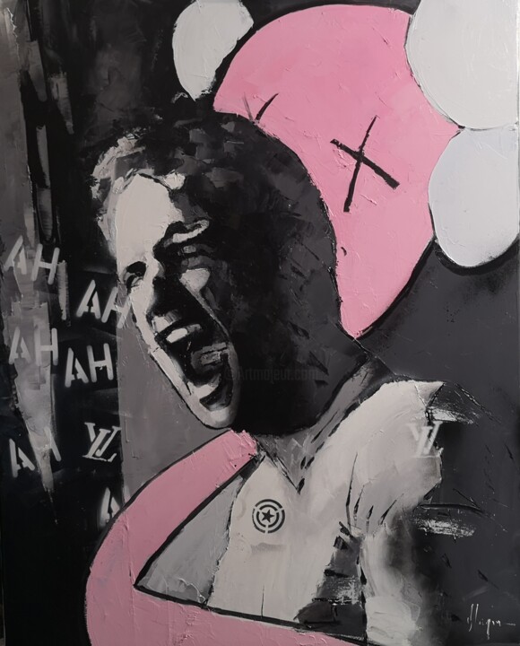 les chatouilles 绘画, 36.2x28.7 in