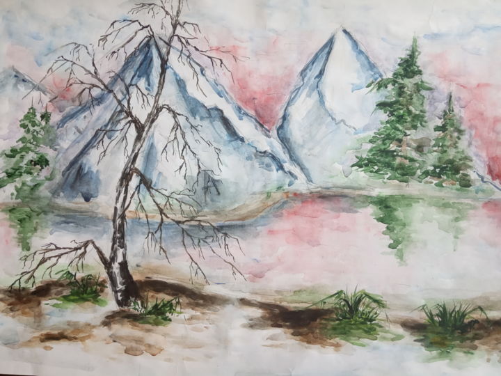 "Первая весна" başlıklı Tablo Pigolkina_art tarafından, Orijinal sanat, Suluboya