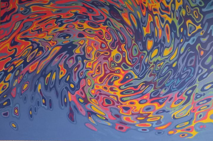 绘画 标题为“DREAM PATTERNS” 由Oleksandr Lekomtsev, 原创艺术品, 油