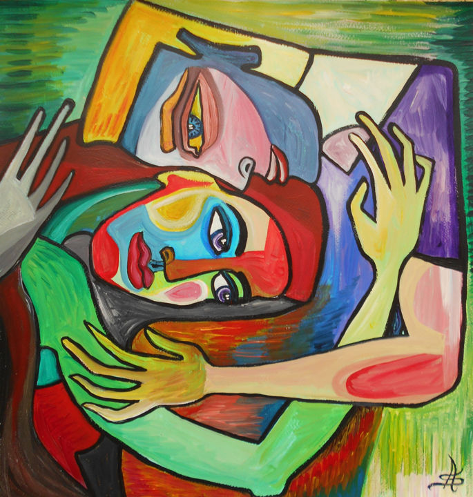 La Fusion 绘画, 20.9x19.7 in