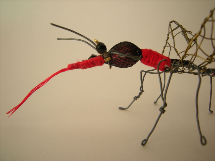 Sculpture intitulée "Détail. No glue !…" par Zampo, Œuvre d'art originale, Plastique