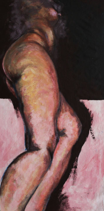 A Lyrical Flesh 绘画, 39x19.3 in