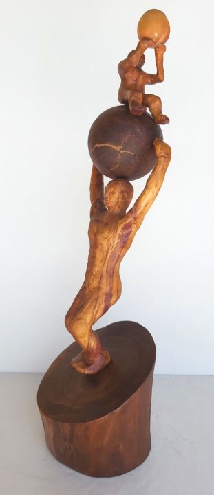 Hyas, écologiste? 雕塑, 19.7x5.1 in