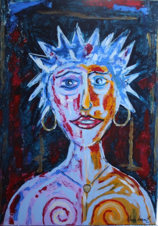 CREOLES 绘画, 27.6x19.7 in