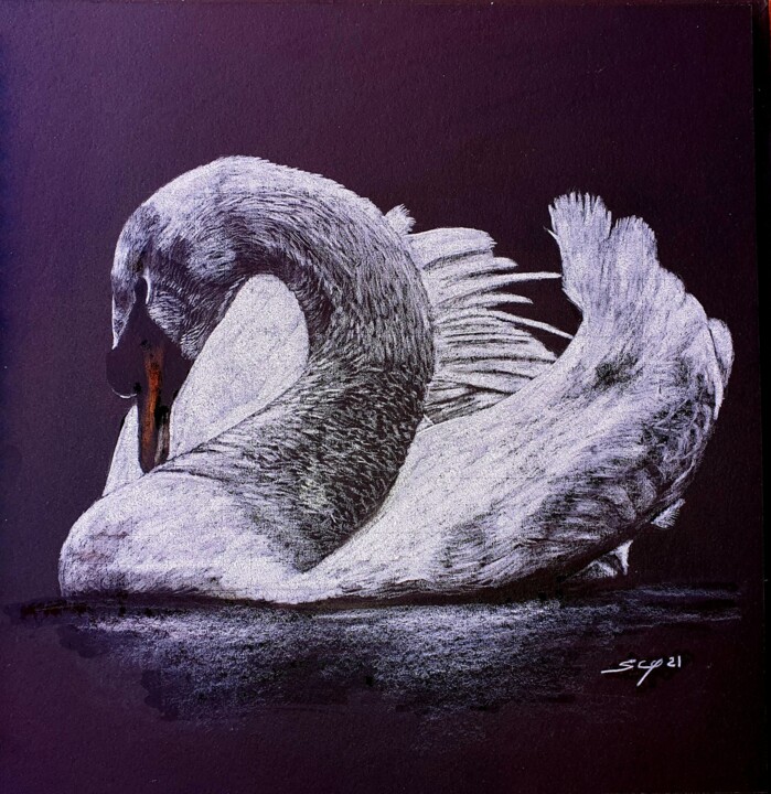 绘画,  11.6x11.6 in 