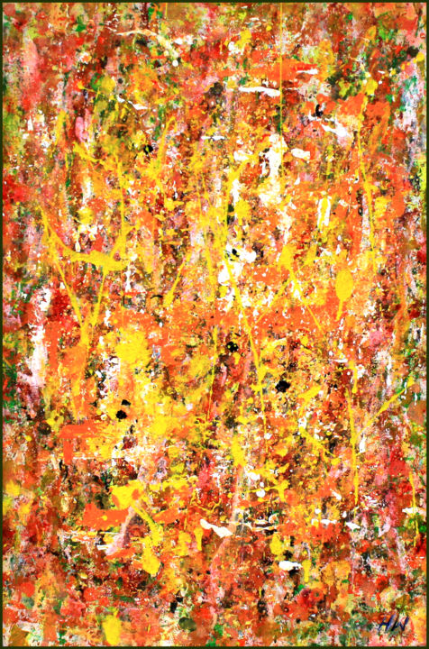 Pomarańczowy 绘画, 27.6x19.7 in