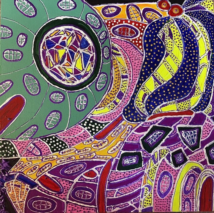 Embryo / GALERIA GAUDI MADRID 绘画, 15.8x15.8 in