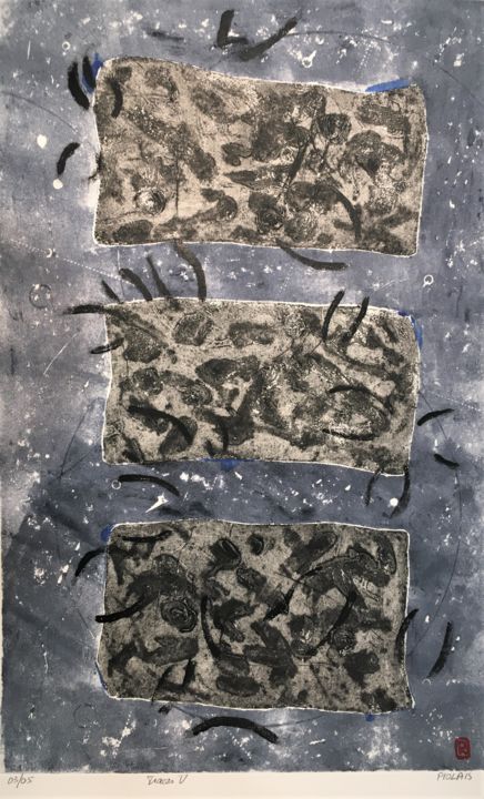 Traces V 印花与版画, 19.7x12.6 in