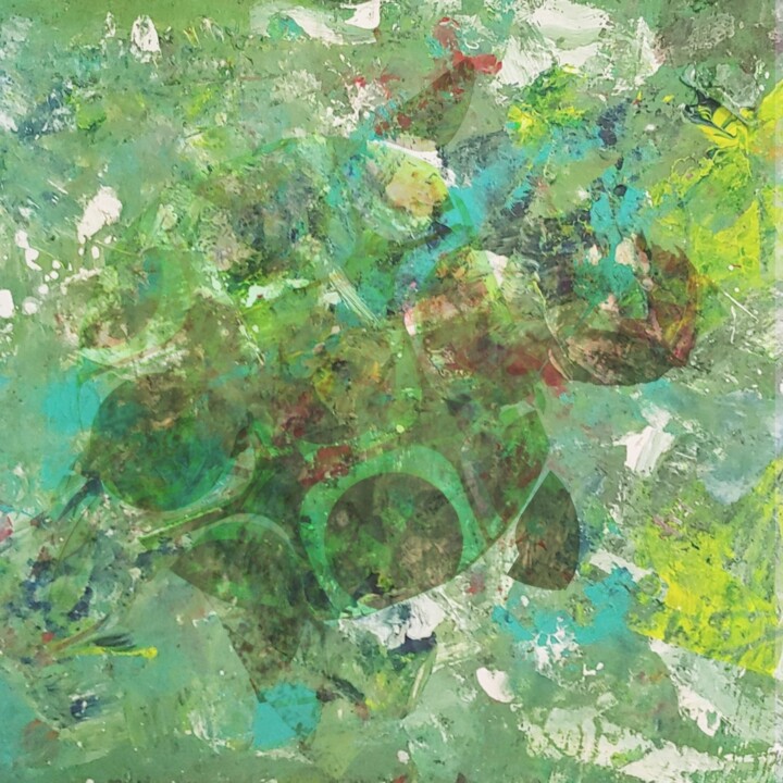 Forget Me Knots 绘画, 15x15 in