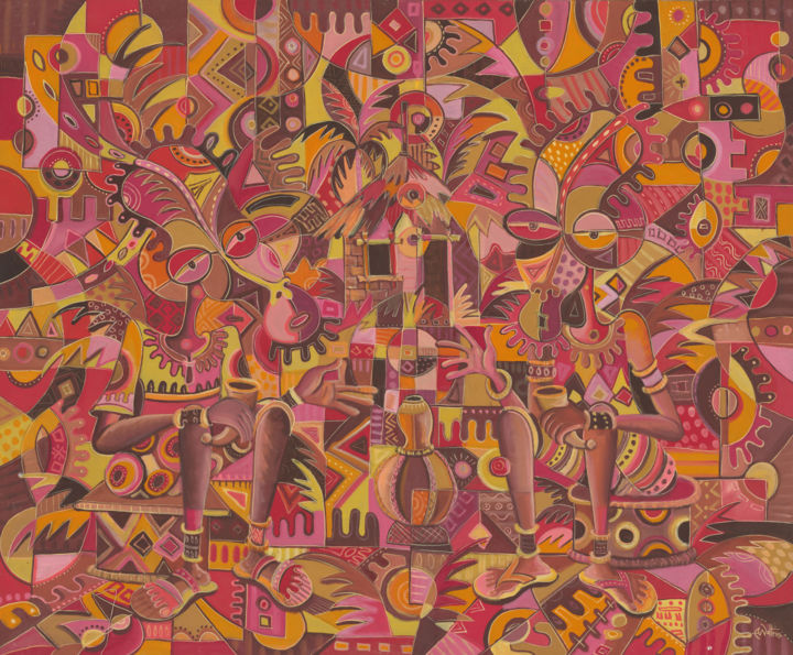 绘画,  39x46.9 in 
