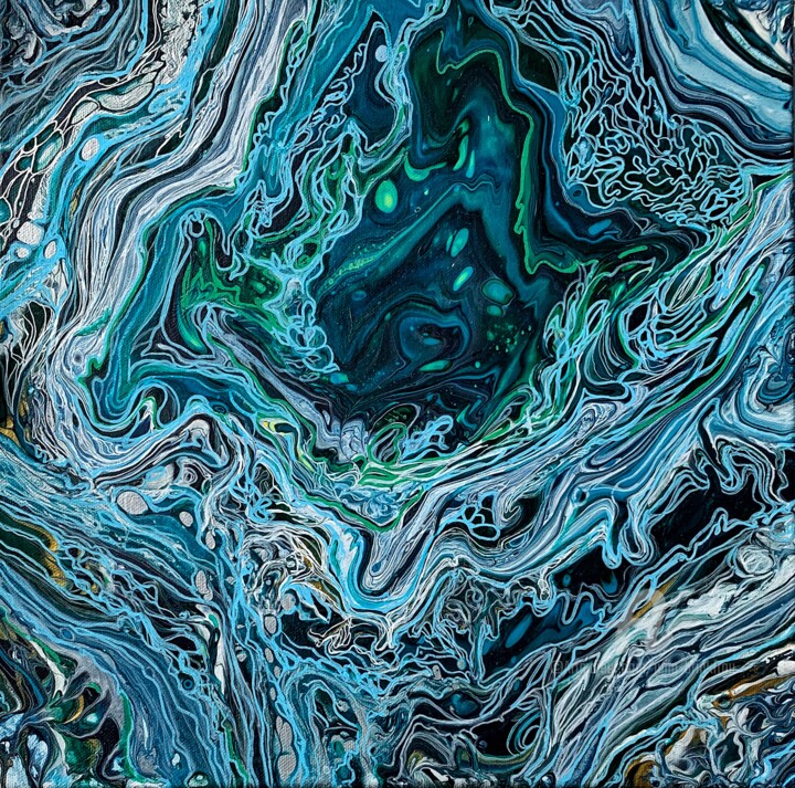绘画,  15.8x15.8 in 