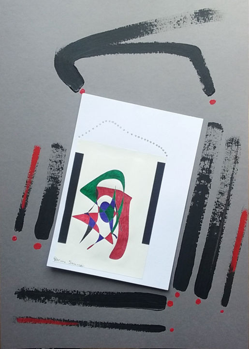 图画,  15.8x11.8 in 