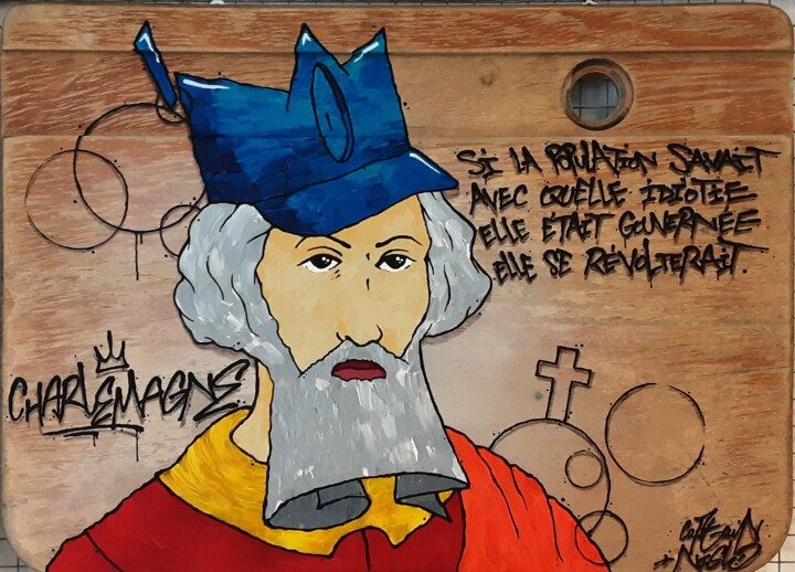 Charlemagne Citation 绘画, 15.8x21.7 in