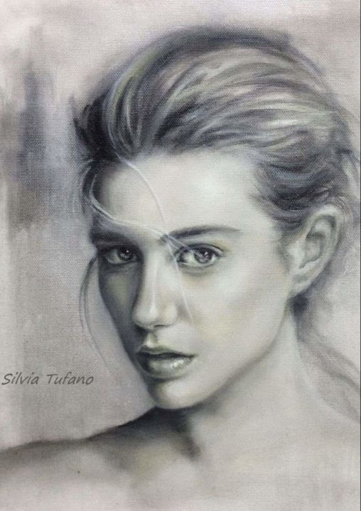 Drawing titled "Beauty." by Kerouacne, Original Artwork, Pencil