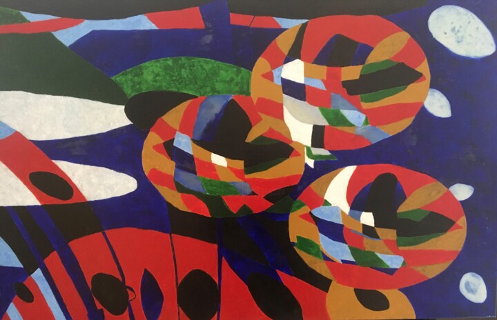 绘画,  29.5x45.3 in 