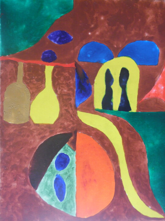 La convivialité 绘画, 15.8x11.8 in