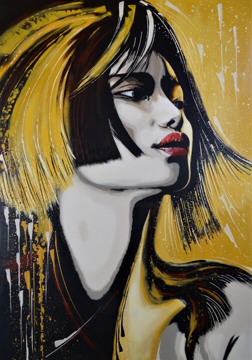 Cleopatra 绘画, 39.4x27.6 in