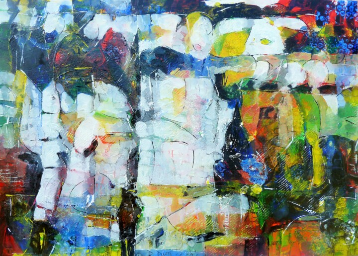 "Better than TV" 绘画, 19.7x27.6 in