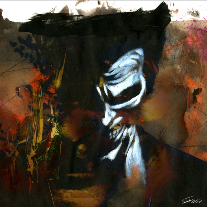 THE JOKER 绘画, 31.5x31.5 in