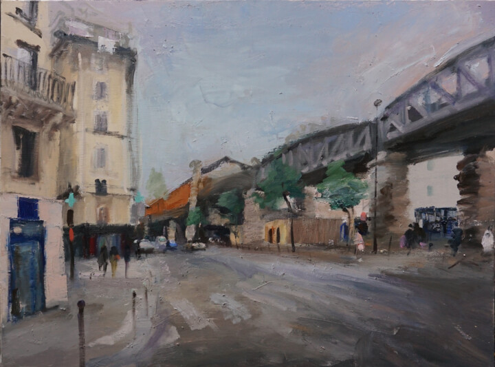 Paris , Grenelle 绘画, 23.6x31.9 in
