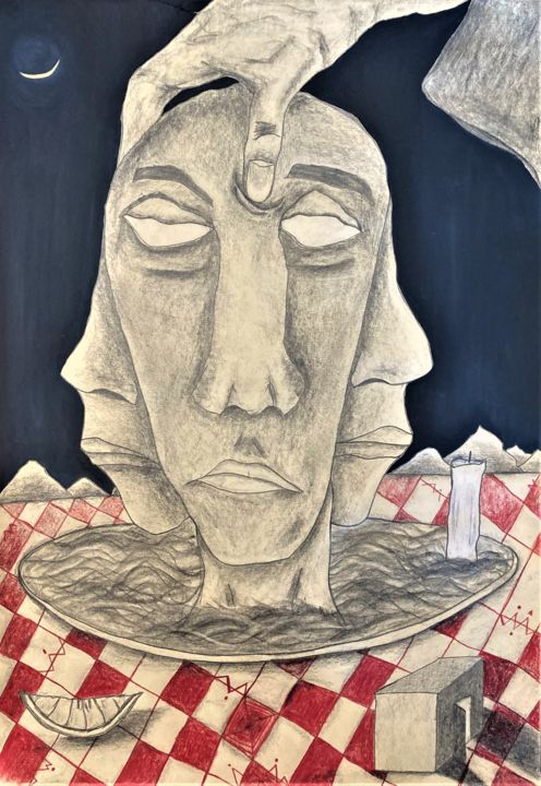绘画,  19.7x13.8 in 