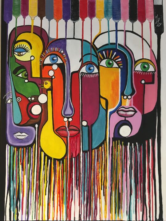CHAOTIQUE 绘画, 31.5x23.6 in
