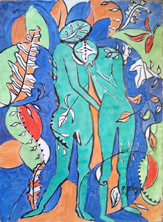 TENDRESSE 绘画, 15.9x11.6 in