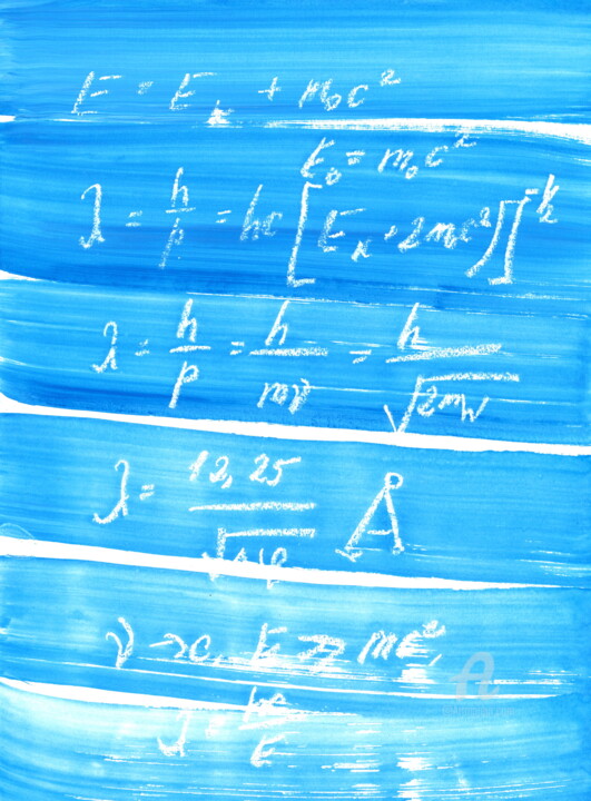 제목이 "Wave theory 002"인 미술작품 Anastasia Vasilyeva로, 원작, 아크릴