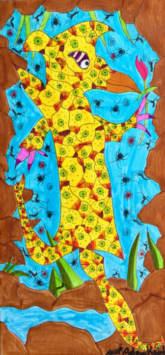 Amble outing 绘画, 12x6 in