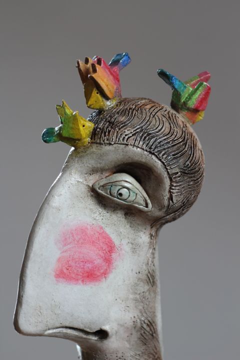 Kolorowe jest życie Franciszka 雕塑, 21.7x12.6 in