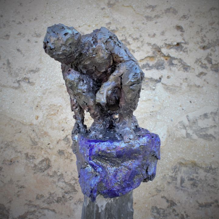 "Philoctète" 1ère sur 5 sculptures. la pentologie de Rude 雕塑, 49.2x7.9 in