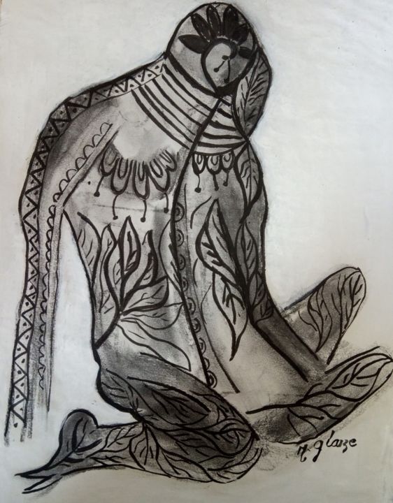 绘画,  15.9x11.6 in 