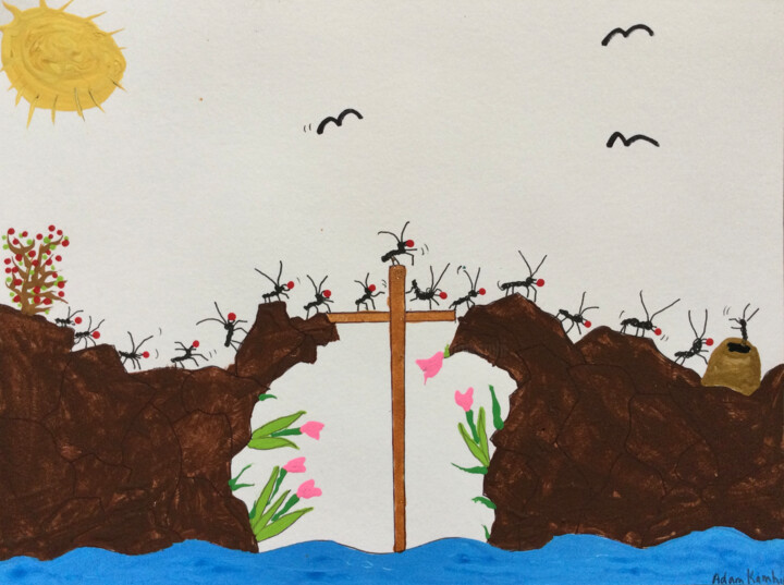 The Crossing 图画, 9x12 in