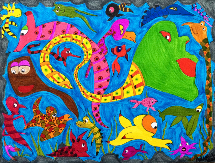 图画,  9x12 in 