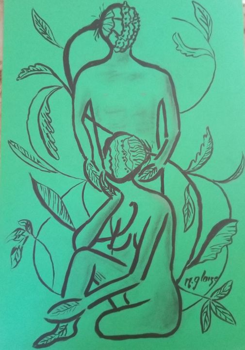 绘画,  13.4x9.5 in 