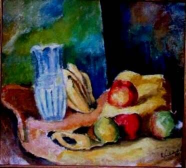 Pintura intitulada "mus061 - Natureza m…" por Luiz Carlos De Andrade Lima, Obras de arte originais, Óleo