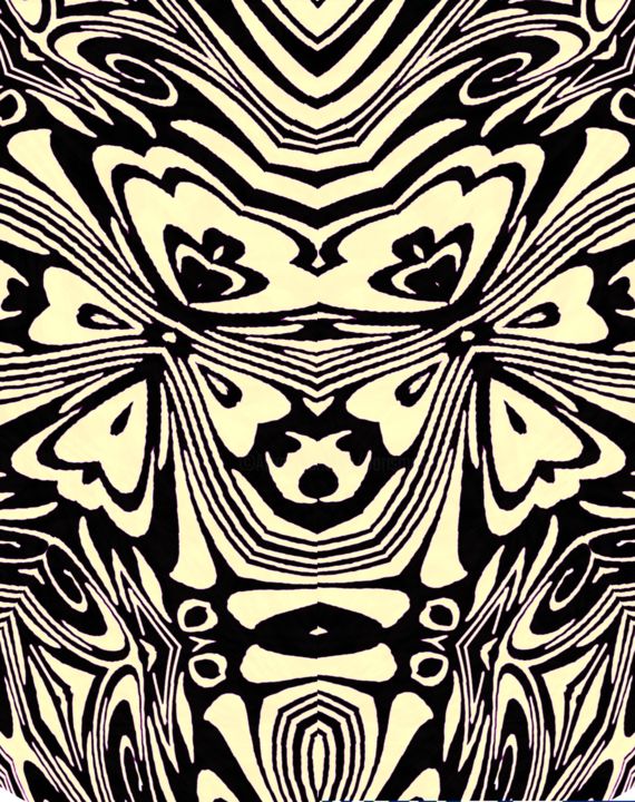 Digital Arts titled "Butterflies as elem…" by Peter Jalesh, Original Artwork, Digital Painting