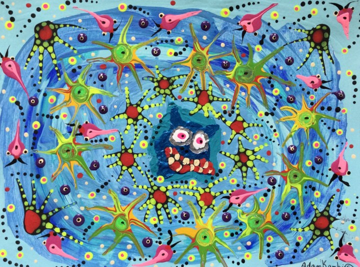 Kat Krazy ! 绘画, 9x12 in