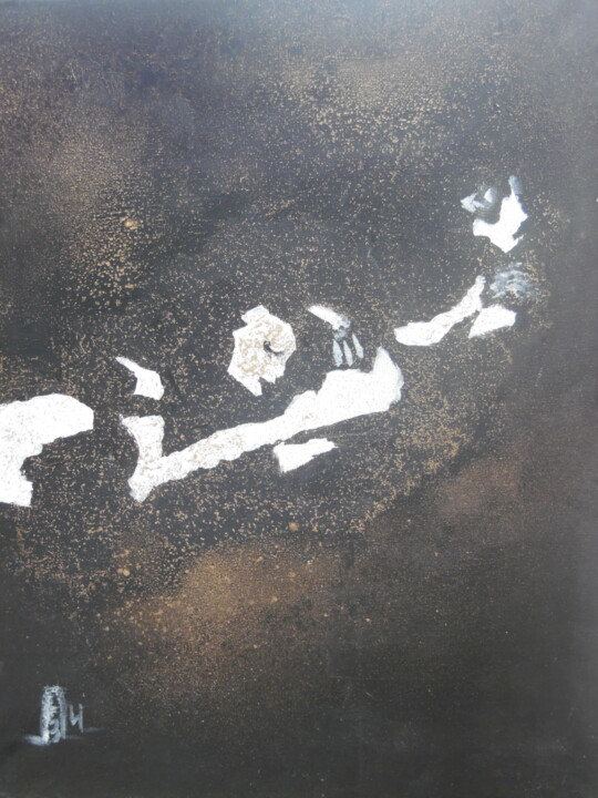 Peinture intitulée "Le repos éternel" par Audran, Œuvre d'art originale, Acrylique