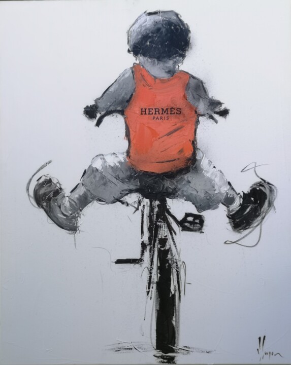 Sans les mains 绘画, 36.2x28.7 in