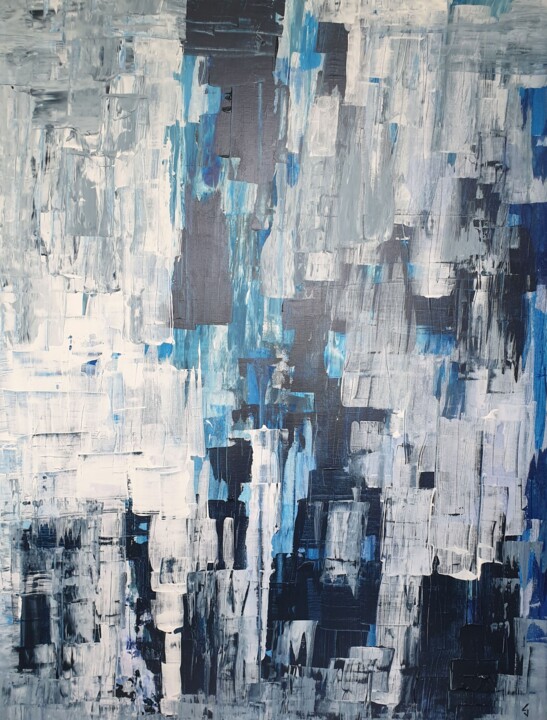 Peinture intitulée "voyage au pays des…" par Claude Goasguen, Œuvre d'art originale, Acrylique