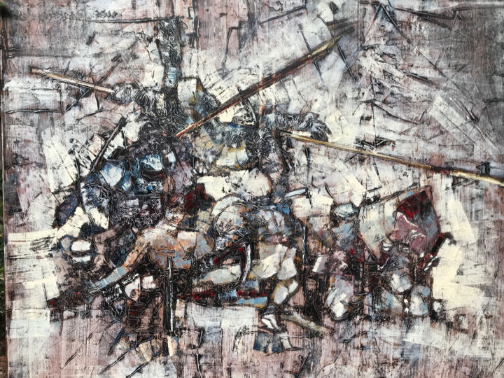LE DERNIER SAMOURAÏ 绘画, 47.2x63 in