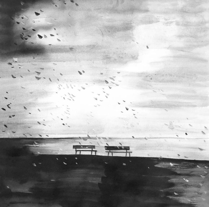 "Delorum" başlıklı Tablo Ross Van Gogh tarafından, Orijinal sanat, Suluboya