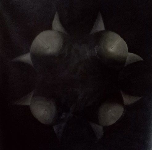 "Self Portrait" başlıklı Tablo Ross Van Gogh tarafından, Orijinal sanat, Petrol