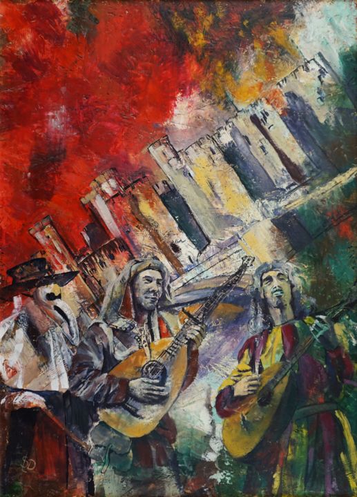 Bards of Wales Hungary Today series 绘画, 27.6x19.7 in