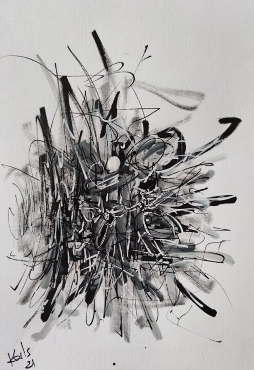 图画,  11.7x8.3 in 
