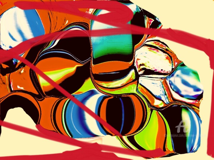 Digital Arts titled "Decomposition" by Andrew Walaszek, Original Artwork, Digital Painting