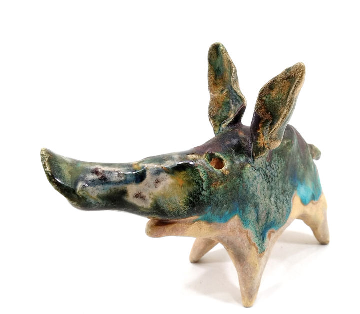 PIGGY XXVII 雕塑, 3.9x2 in