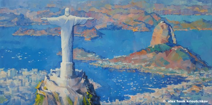 Rio de Janeiro IV 绘画, 11.8x23.6 in