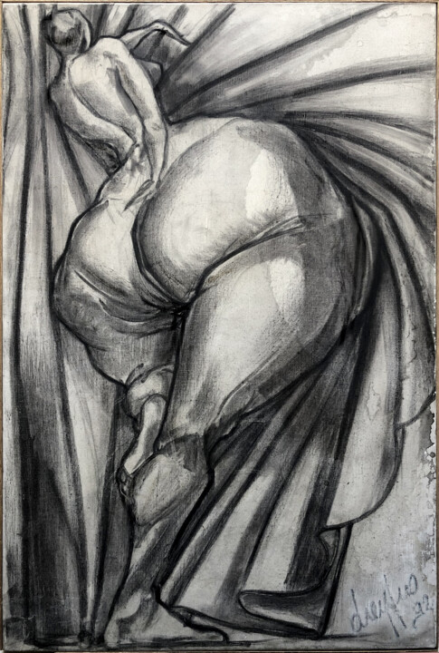" Joséphine Série - N°1 " 그림, 31.9x21.3 in